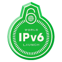 World IPv6 Launch Badge
