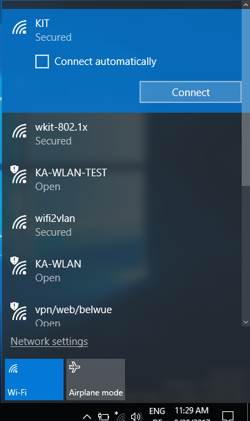 Figure 1: Wifi List