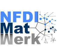 Logo von NFDI-MatWerk mit Schriftzug NFDI MatWerk