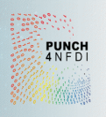 Logo der PUNCH4NFDI mit Schriftzug PUNCH 4 N F D I