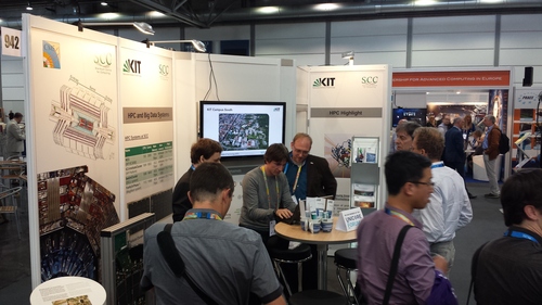 Messestand des SCC auf der ISC'14