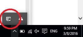 Figure 4: OpenVPN tray icon