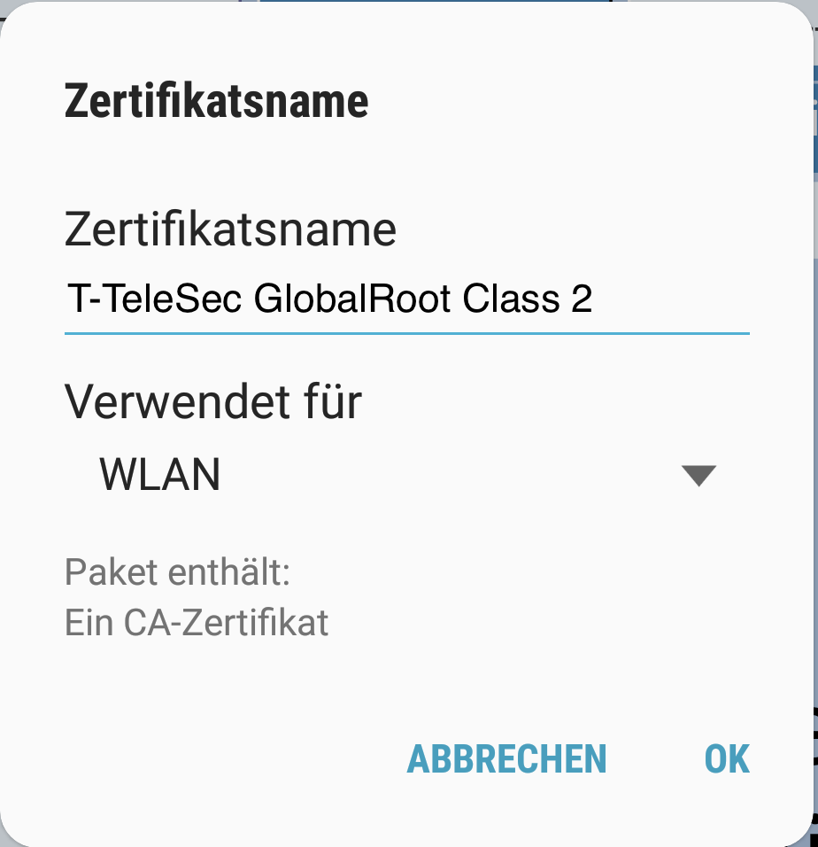 Figure 1: Certificate name