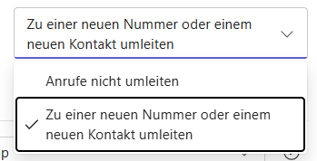 Screenshot Auswahlmöglichkeiten