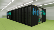 Virtuelle Grafik des neuen Hochleistungsrechnersystems am SCC Campus Nord Virtuelle Grafik des neuen Hochleistungsrechnersystems am SCC Campus Nord