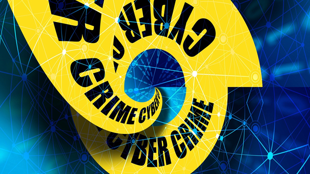 Logo mit Schriftzug Cybercrime 