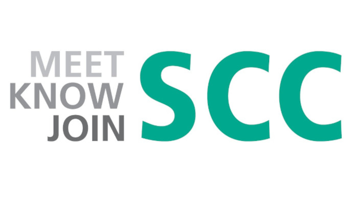 Logo der Meet, Know, Join Veranstaltung des SCC